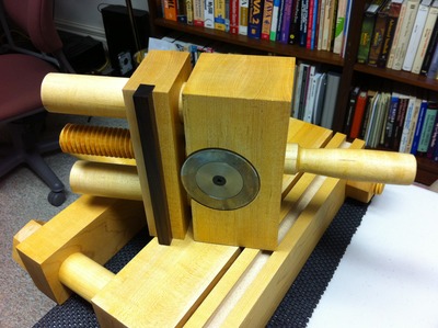 A Simple Bookbinder's Laying Press and Plough