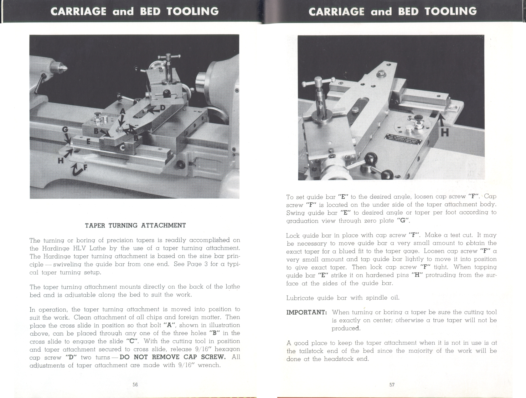 Hardinge HLV User's Manual